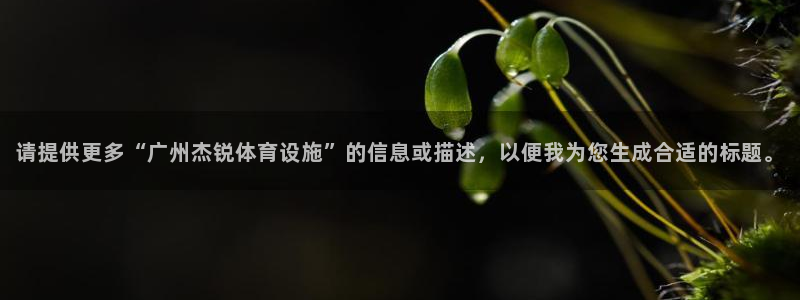 意昂体育4平台注册流程图：请提供更多“广州杰锐体育设