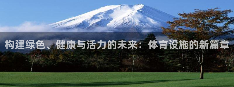 意昂体育4平台：构建绿色、健康与活力的未来：体育设施