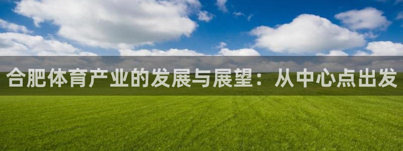 意昂体育4平台注册要钱吗安全吗：合肥体育产业的发展与