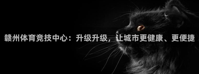 意昂平台体育：赣州体育竞技中心：升级升级，让城市更健康、更便