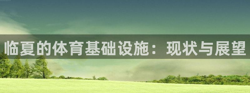 意昂4集团简介：临夏的体育基础设施：现状与展望